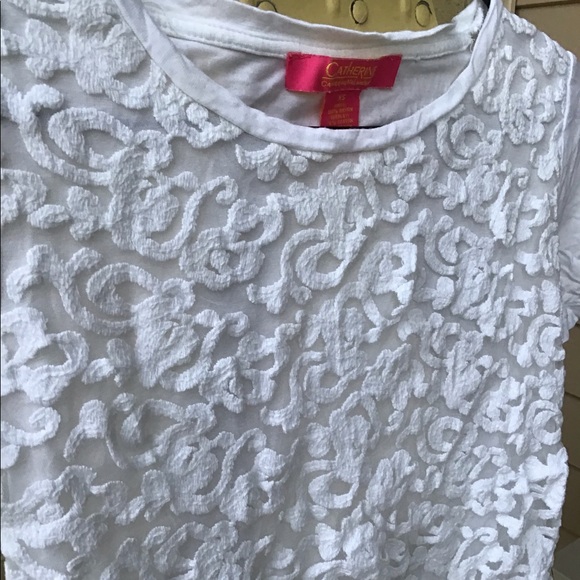 White Lace Detailed Shirt - Picture 3 of 4